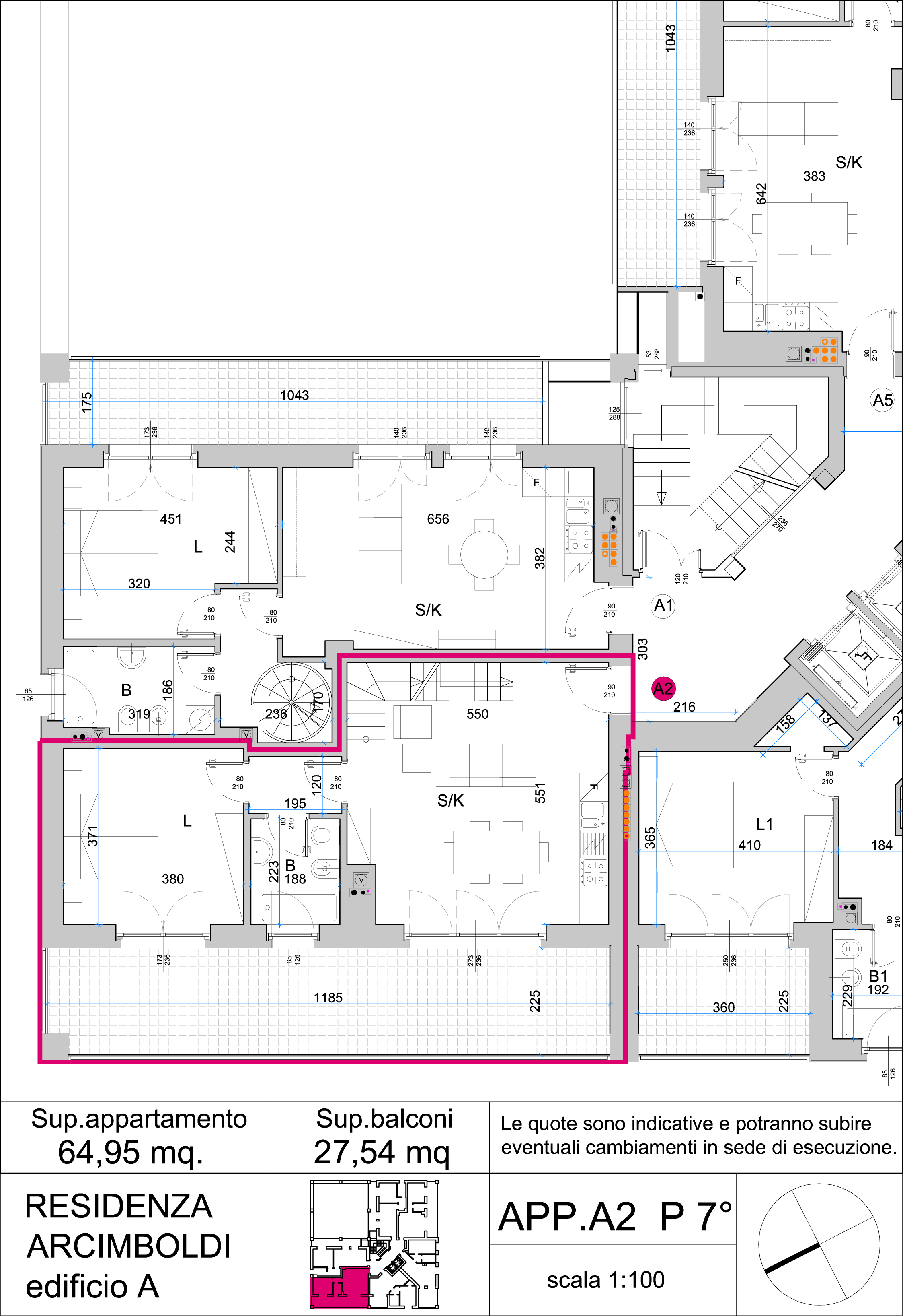  vendita attico nuova costruzione residenza Arcimboldi Bicocca Milano