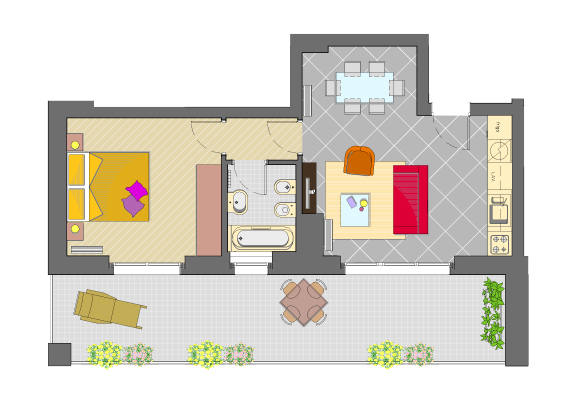 bilocale - Residenza Arcimboldi -  vendita appartamenti Bicocca - Milano