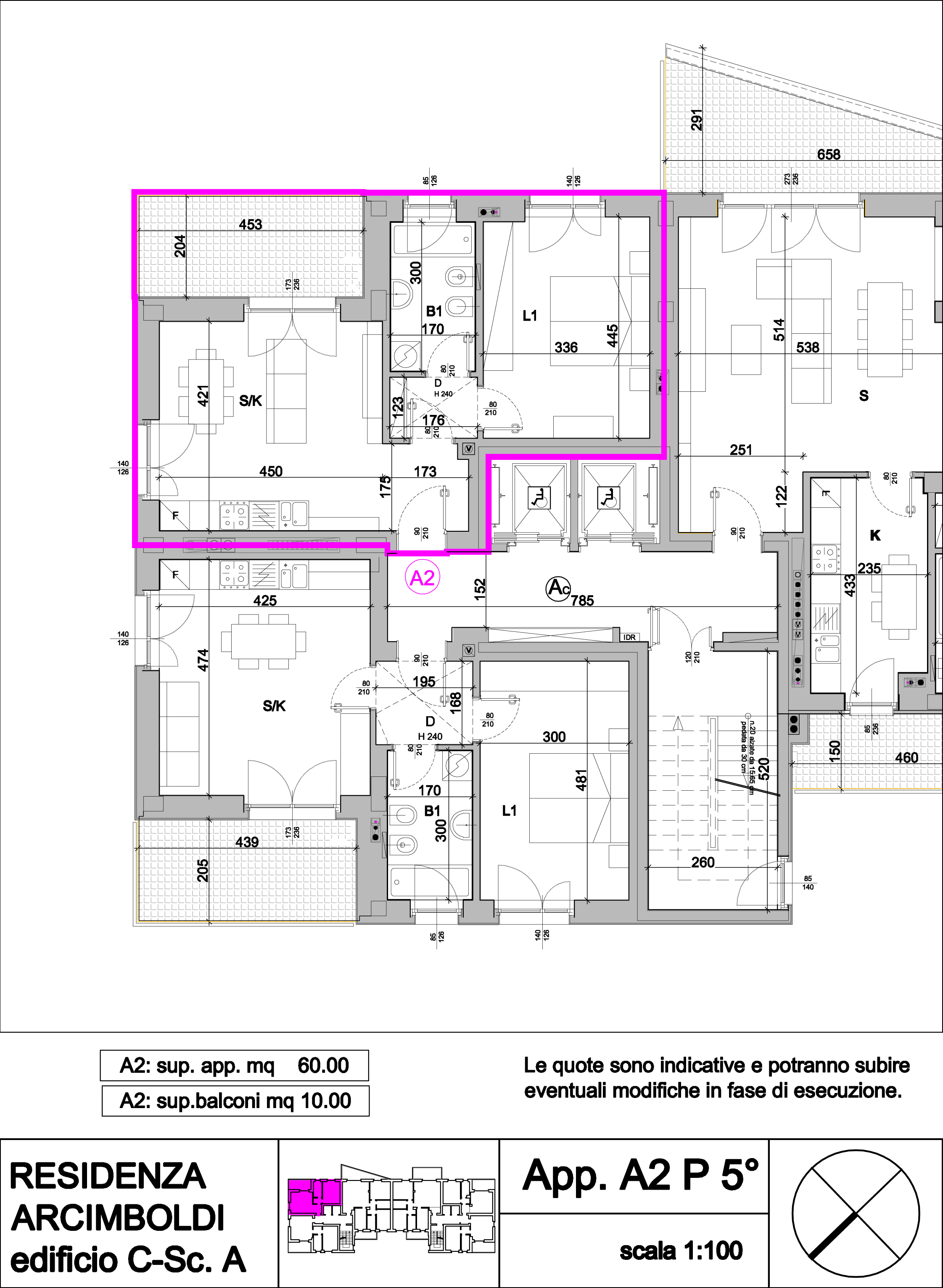 bilocale - Residenza Arcimboldi -  vendita appartamenti Bicocca - Milano