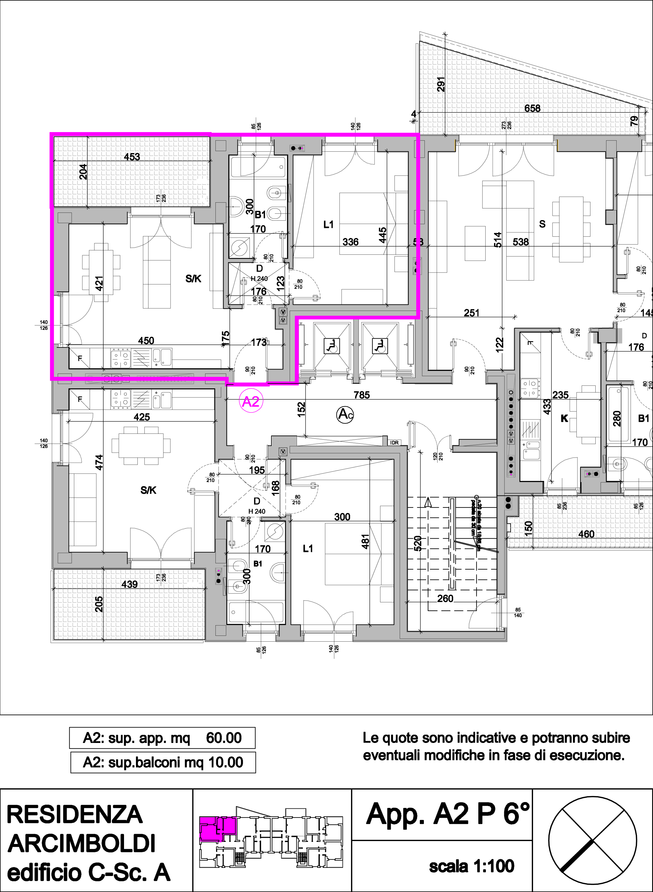 bilocale - Residenza Arcimboldi -  vendita appartamenti Bicocca - Milano